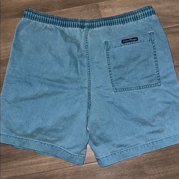 OP Vintage Drawstring Baggy Shorts SZ Medium - Picture 4 of 9